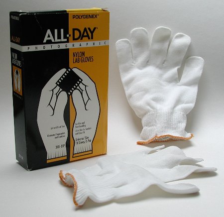 Nylon Film Handler's Gloves